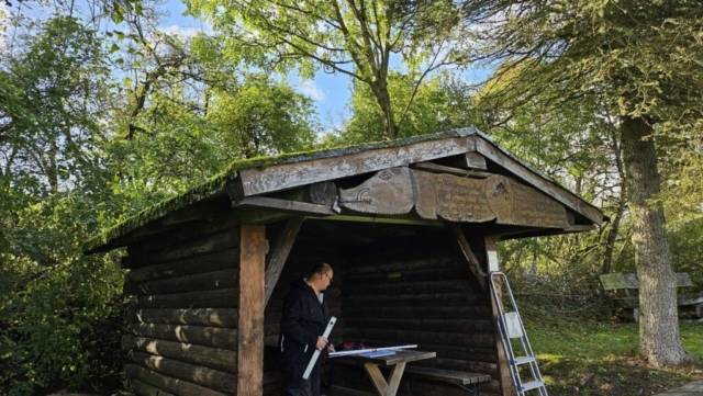 Baufällige Schutzhütte